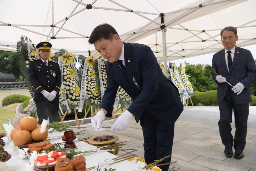 강경전투 전사경찰관 합동추도식 이미지(1)