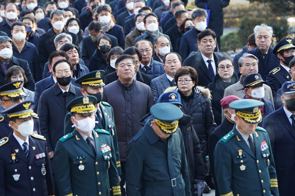 2023년 새해 충령탑 참배 이미지(5)