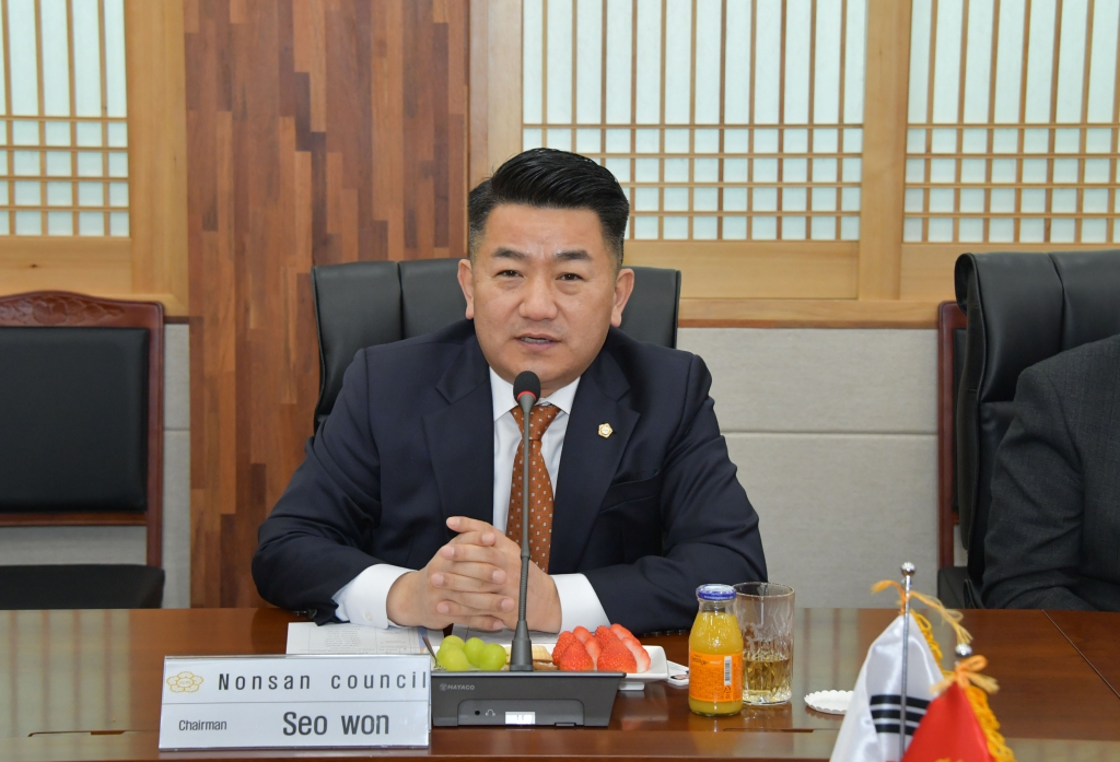 몽골 날라이흐구 의회, 논산시의회 방문 2024.01.31(수) 이미지(14)