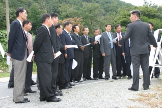 대둔산도립공원 개발 현장 방문  대표이미지