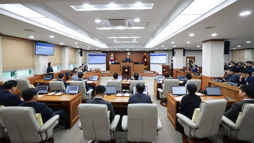 제273회 논산시의회 임시회 개회  대표이미지