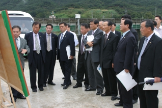 양촌면 교량 보수 보강공사 현장방문 대표이미지