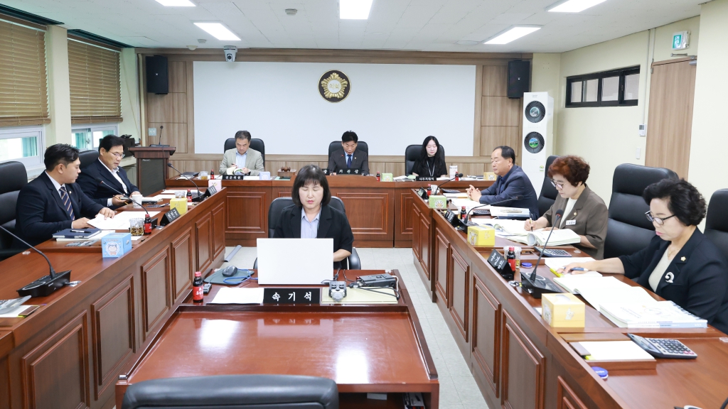 조례안 및 일반안건 심사(산업건설 제1차) 대표이미지