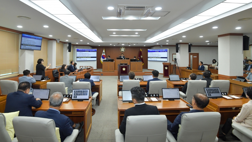 논산시의회, 제266회 임시회 개회 이미지(1)