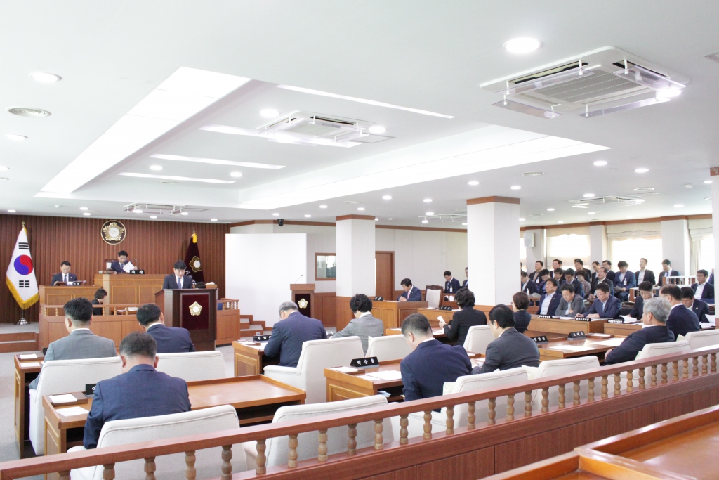 논산시의회, 2019년 첫 임시회 개회 이미지(1)