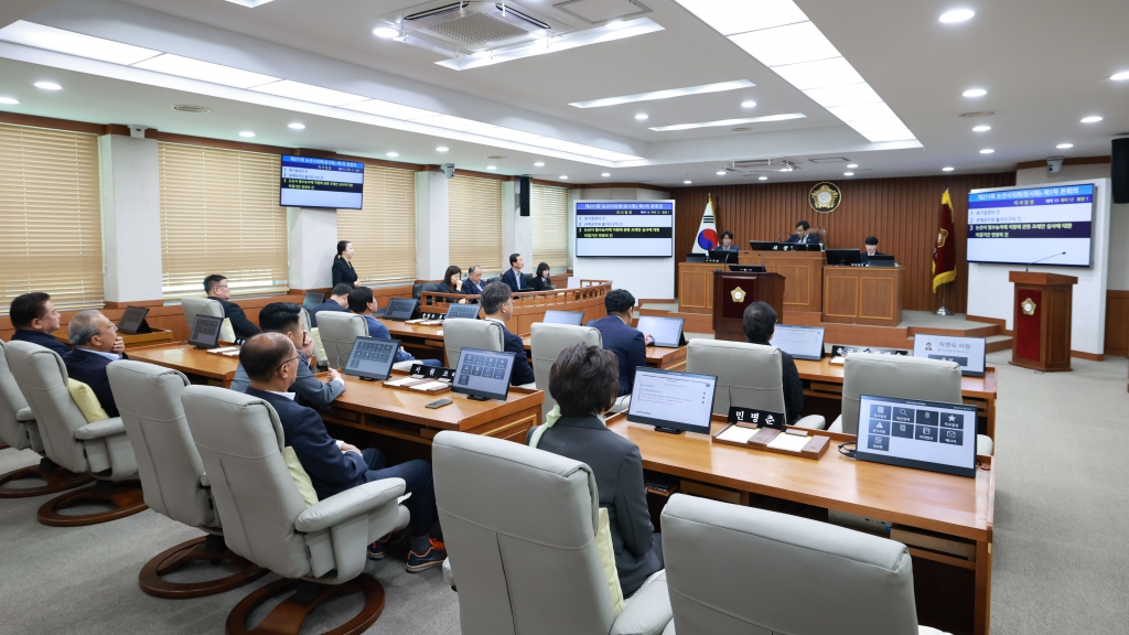 논산시의회, 제271회 임시회 개회 이미지(1)