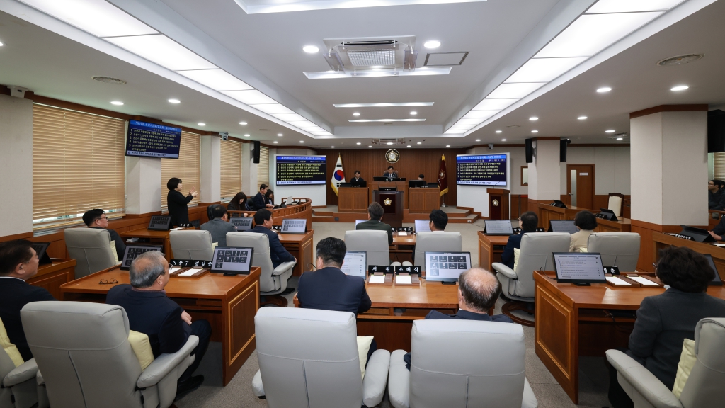 논산시의회, 제270회 임시회 폐회 이미지(1)